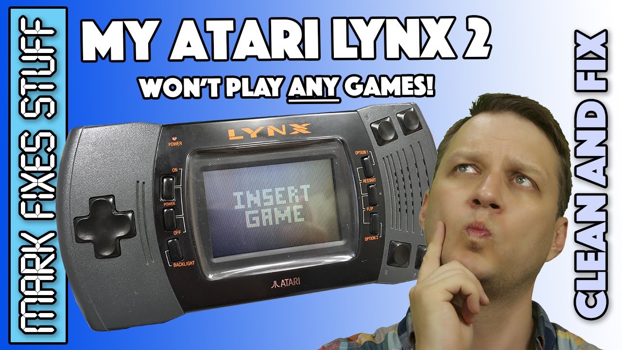 Картридж Atari Lynx II не загружается — ВСТАВЬТЕ ИГРУ — Исправление ошибки...