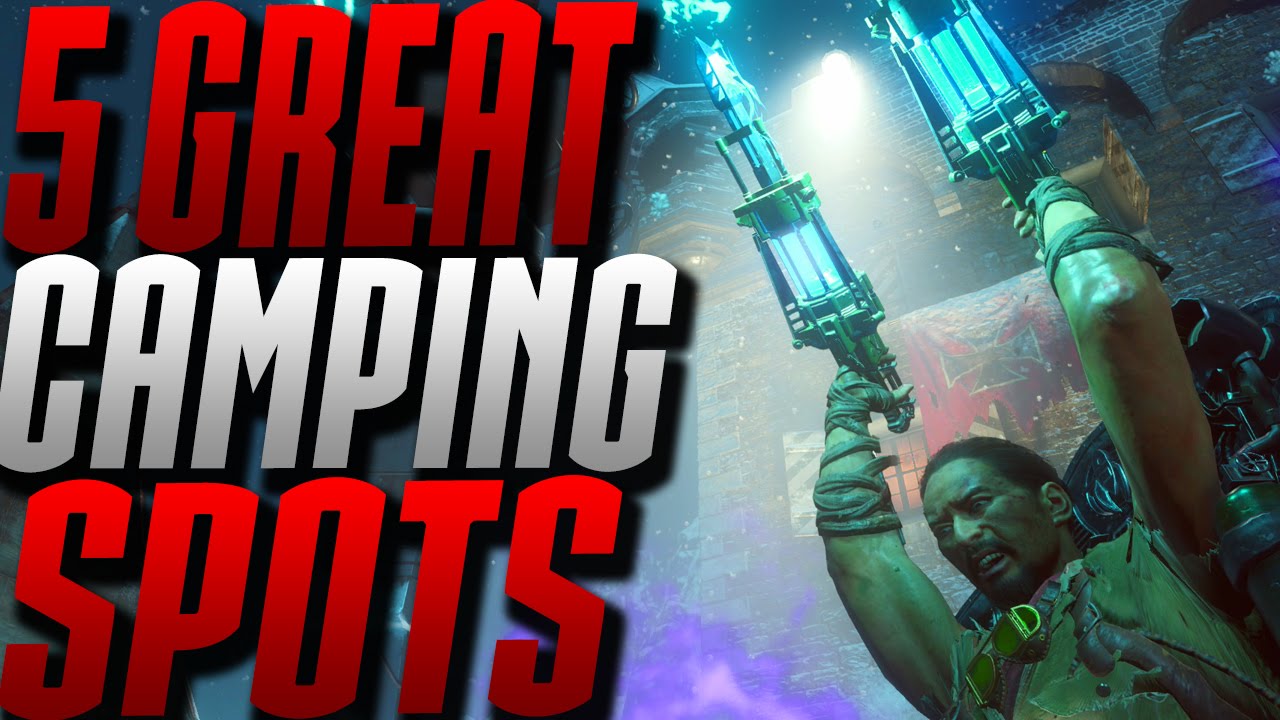 Der Eisendrache - 5 BEST CAMPING SPOTS For High Rounds! (BO3 Zombies)