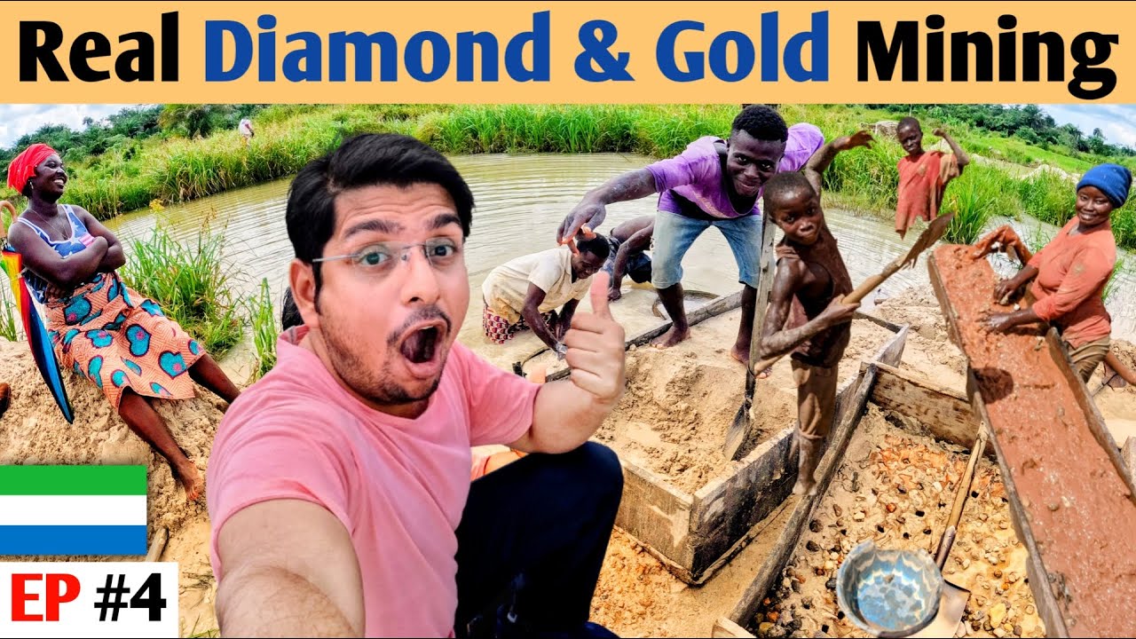 Extreme Diamond & Gold Mining in the Depth of Africa 🇸🇱😱🔥 (REAL EXTRACTION)