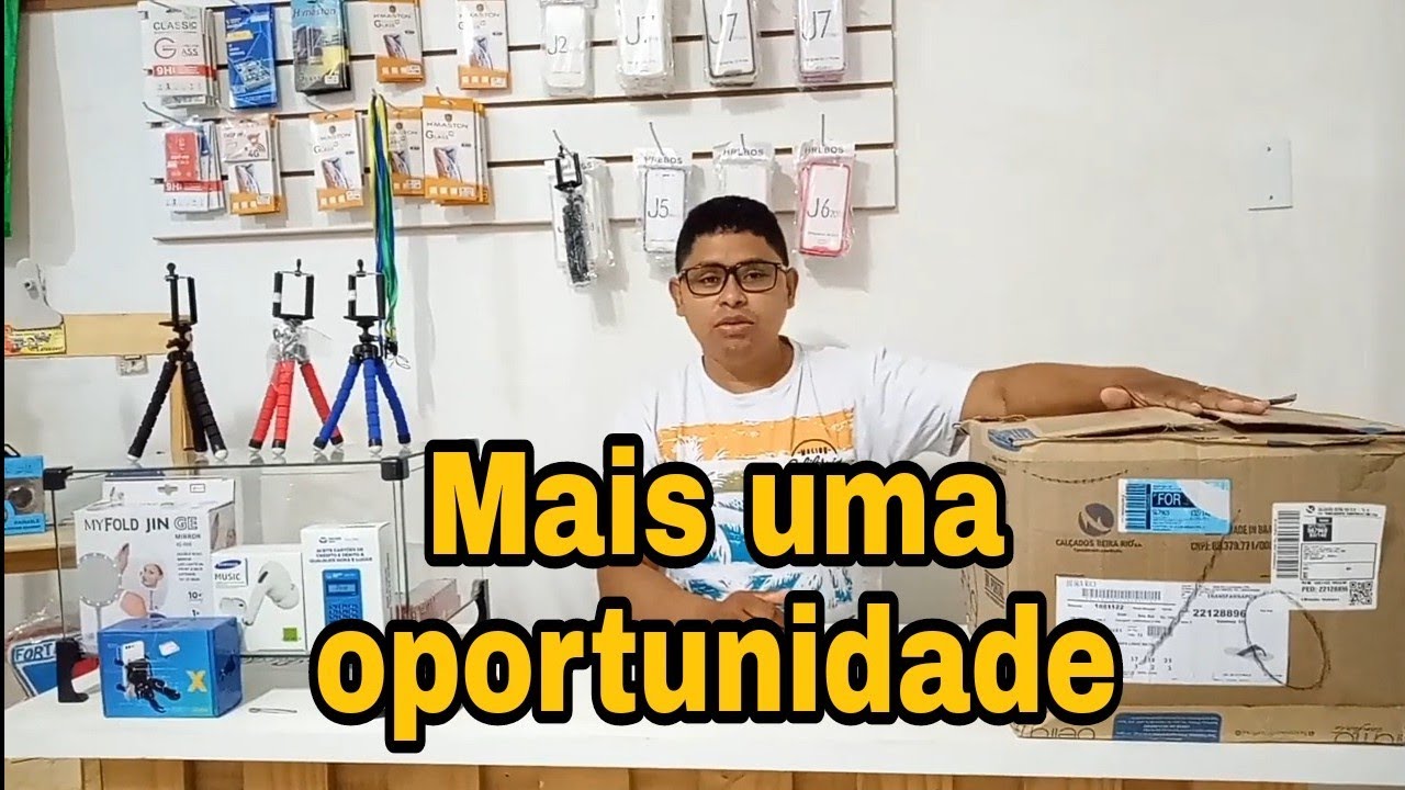loja de acessórios de celular  recebendo mercadorias nova😎