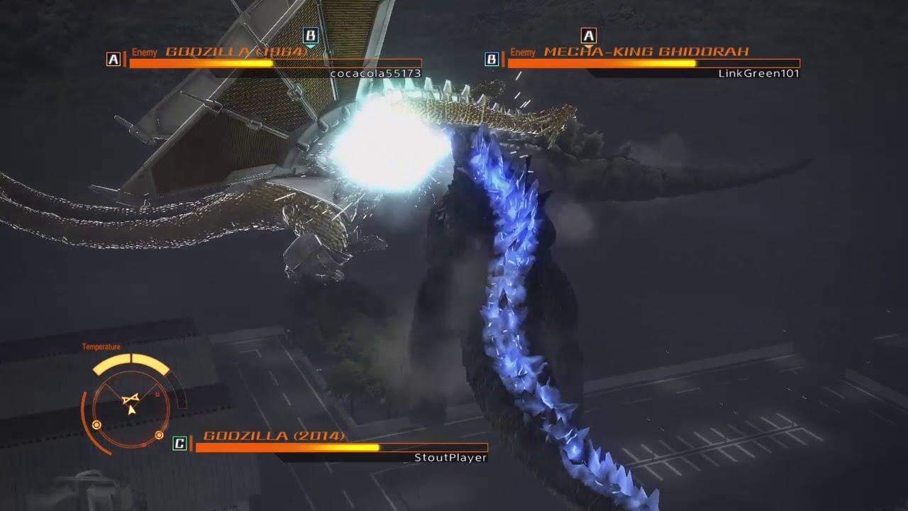 GODZILLA PS4 : Godzilla 2014 vs Mecha King Ghidorah vs Godzilla 1964