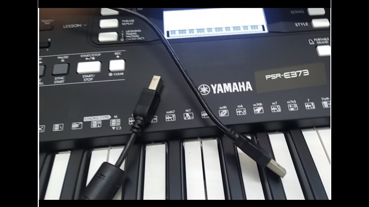 Como passar os ritmos para a memoria do teclado 373
