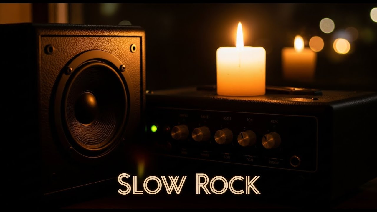 Slow Rock Music That Feels Close 🌙 Emotional Guitar Song for Quiet Night Moments