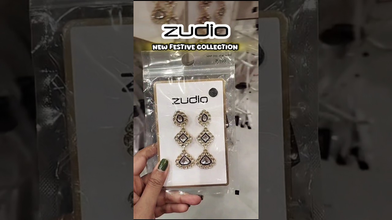 Zudio New Festive Collection | Zudio new launch jewellery✨💛