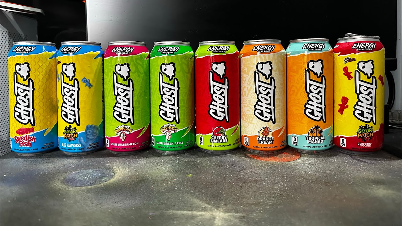 All Ghost Energy Drink Flavors