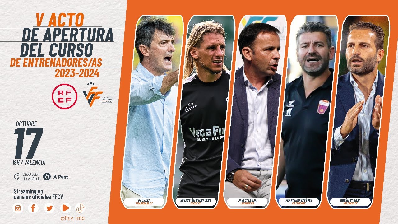 🔴 V Acto de apertura Curso Entrenadores FFCV - masculino
