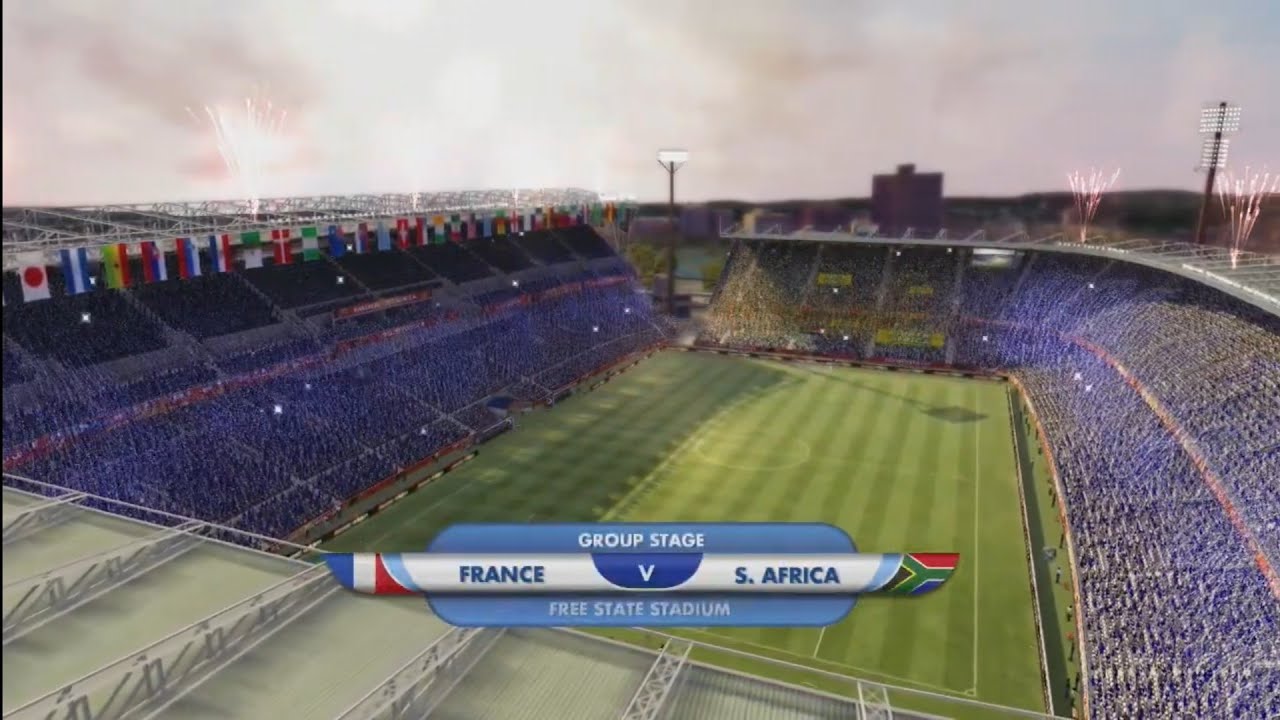 2010 FIFA World Cup Match 33 - France v South Africa Gameplay PlayStation 3 (PS3)