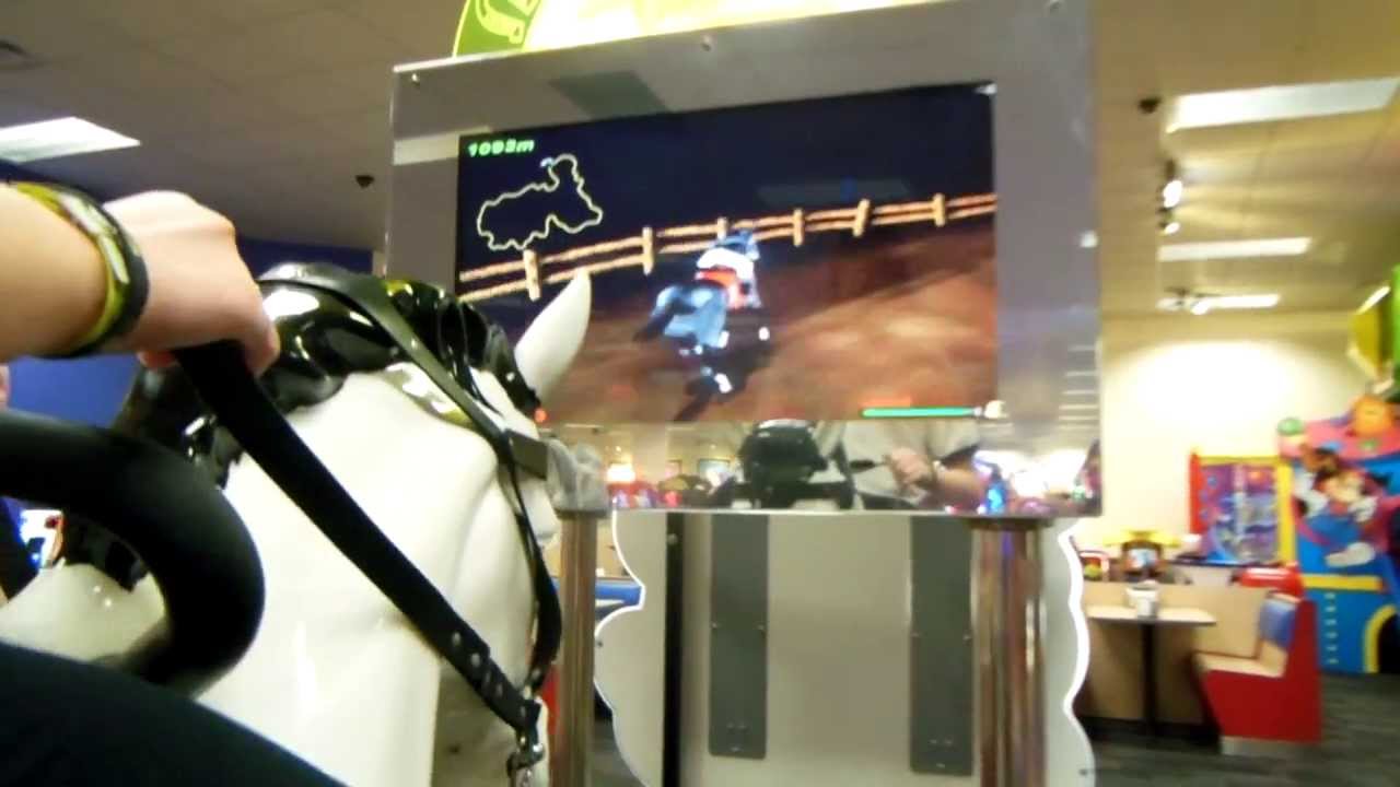 Riding the Horse at Chuck E. Cheese