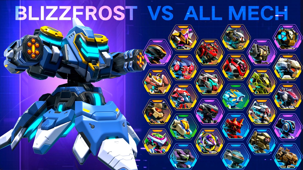 Blizzfrost Ability vs All Mech - Mech Arena