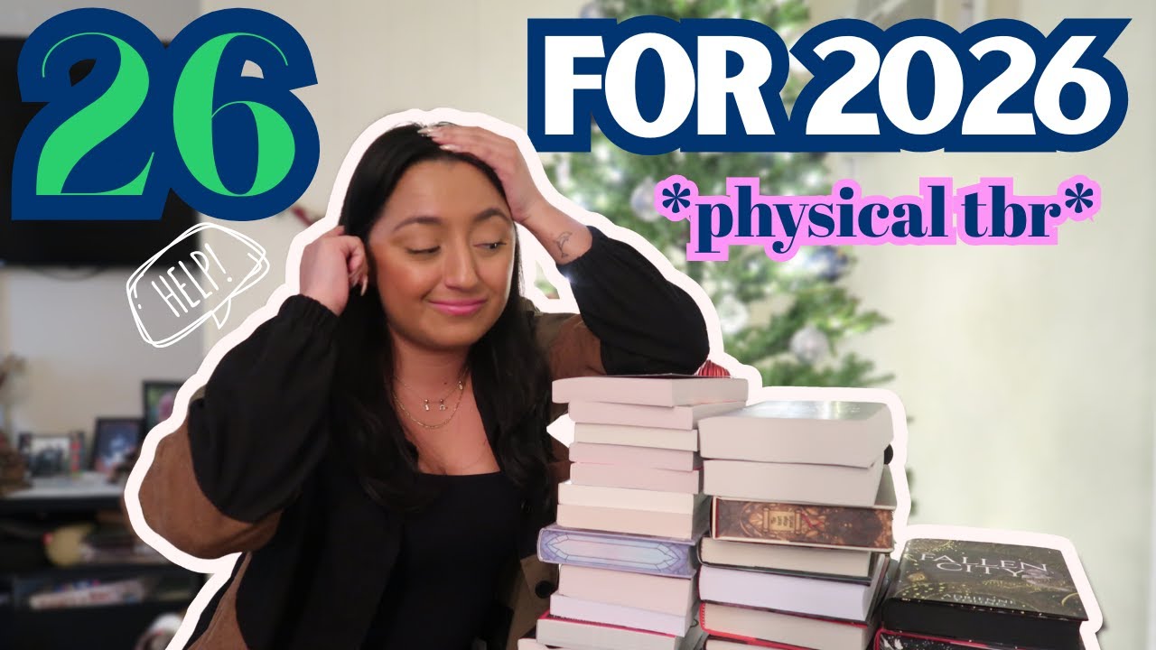 26 books for 2026 ( physical TBR ) vampires, sports, fantasy, thriller and more!