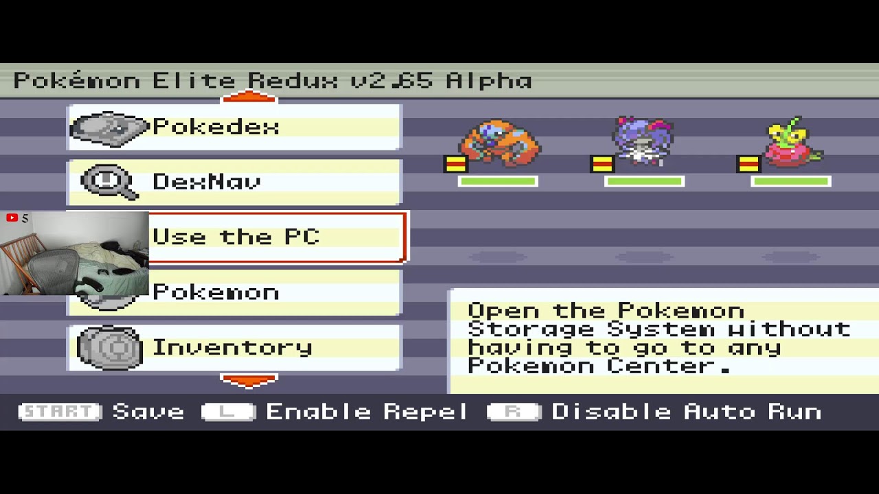 POKEMON ELITE REDUX V2.65 RANDOMIZER HARDCORE NUZLOCKE