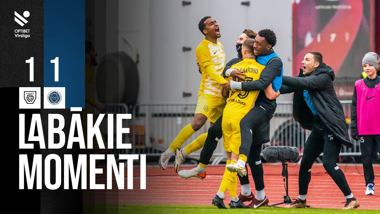 36. kārta: Valmiera FC 1:1 Riga FC (Labākie momenti)