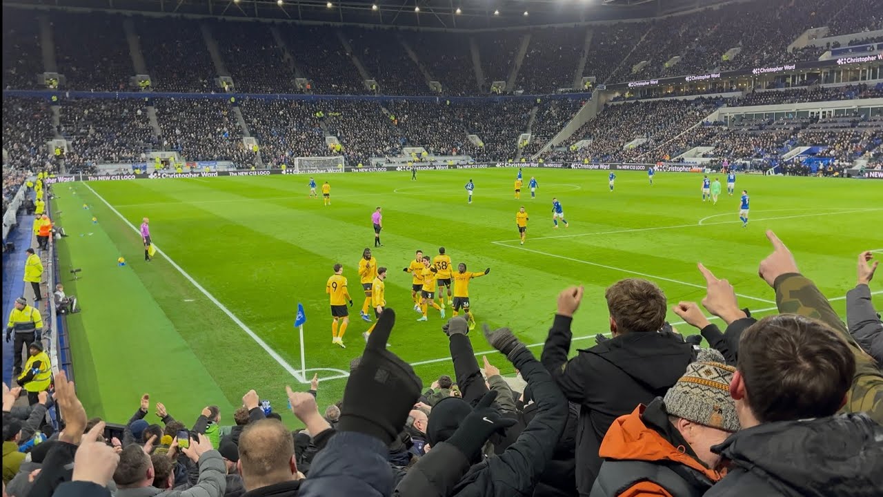Mateus Mane goal at Everton away (7/1/26)