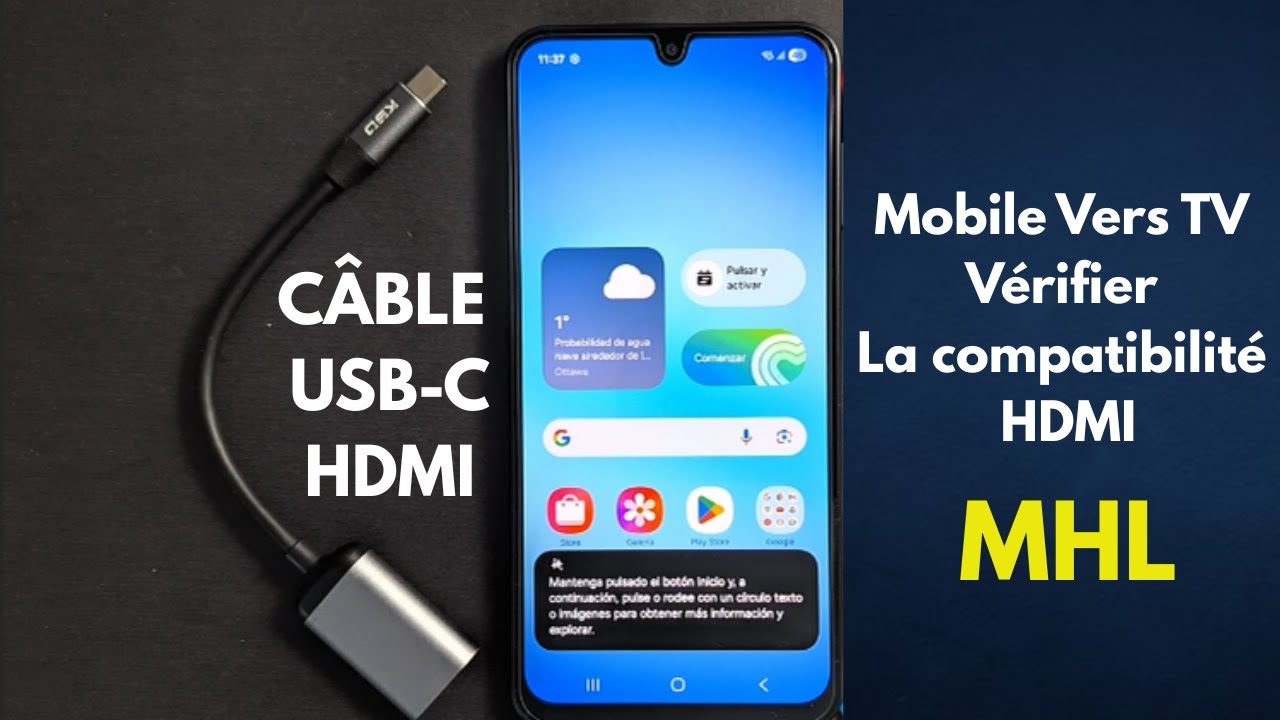 Comment vérifier si un téléphone Android est compatible avec la connexion USB vers HDMI à votre TV