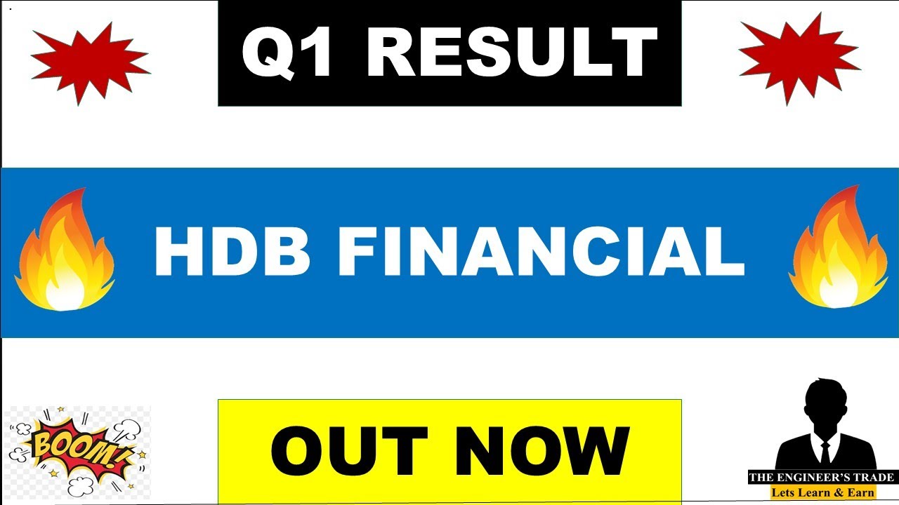 HDB Financial Q1 Results 2027 | HDB Financial Results Today | HDB Financial Services Share 