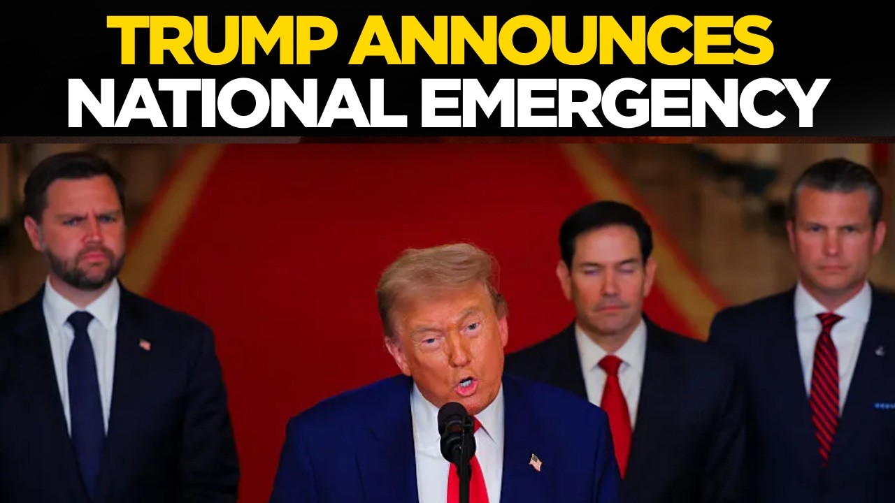 LIVE: Donald Trump's Shocking Remark On National Emergency | Trump Latest News Live | Trump Speech