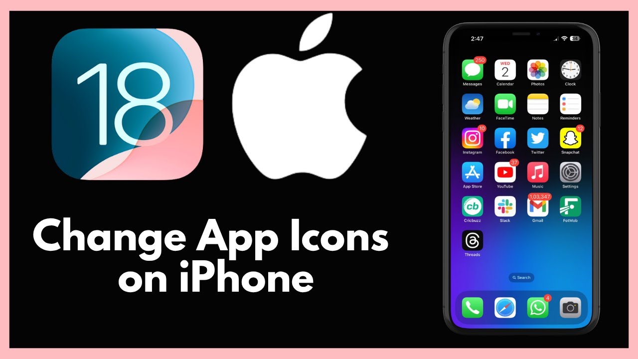 How to Change App Color on iPhone (iOS 26 Custom Icons)