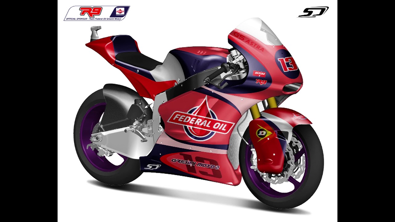 Gresini Racing Federal Oil Moto2 Team By Simon Designs