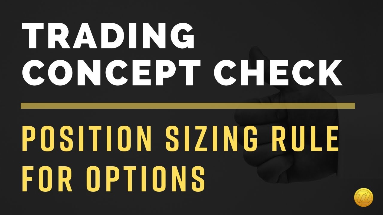 Position sizing rule for Options Trading
