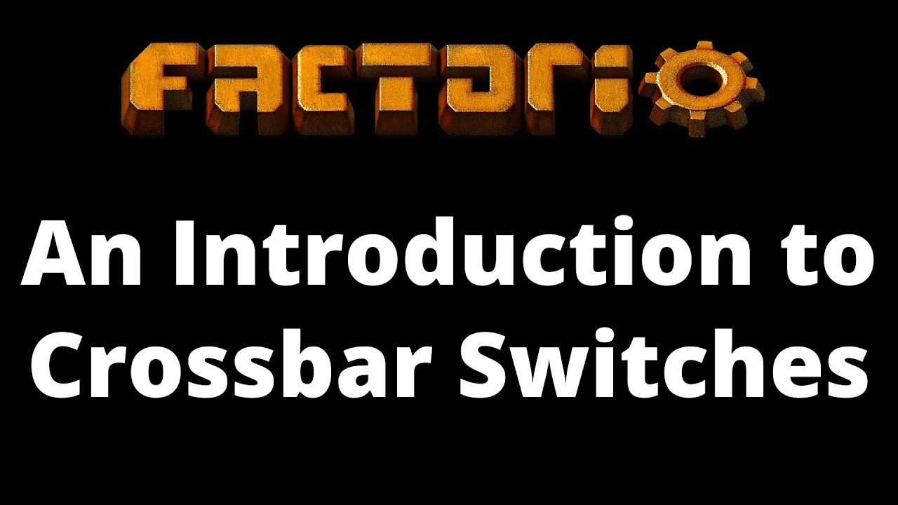 Crossbar Switches: An Alternative to Belt Balancers in Factorio