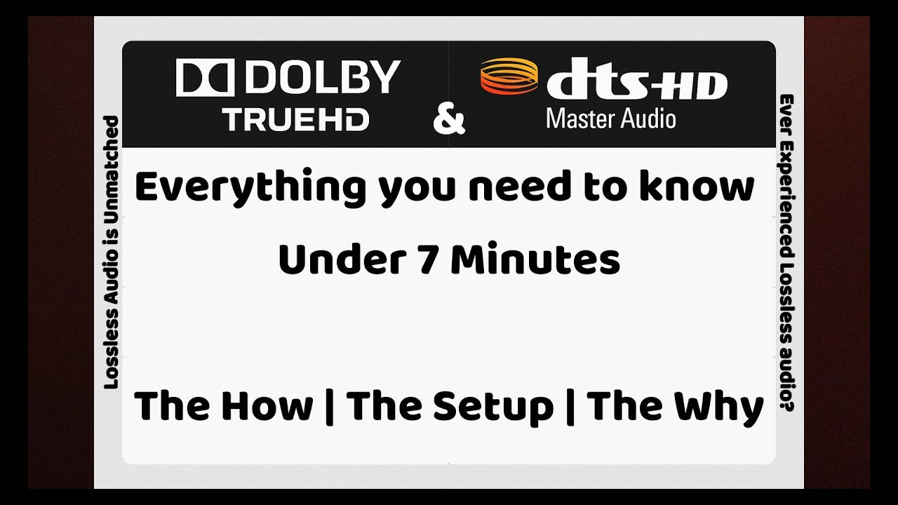 Объяснение Dolby TrueHD и DTS-HD Master Audio за 7 минут &mdash; настройка звука без потерь в Индии!