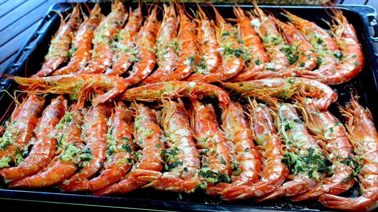 Gambones al horno receta fácil ¡y descubre como los pelo!