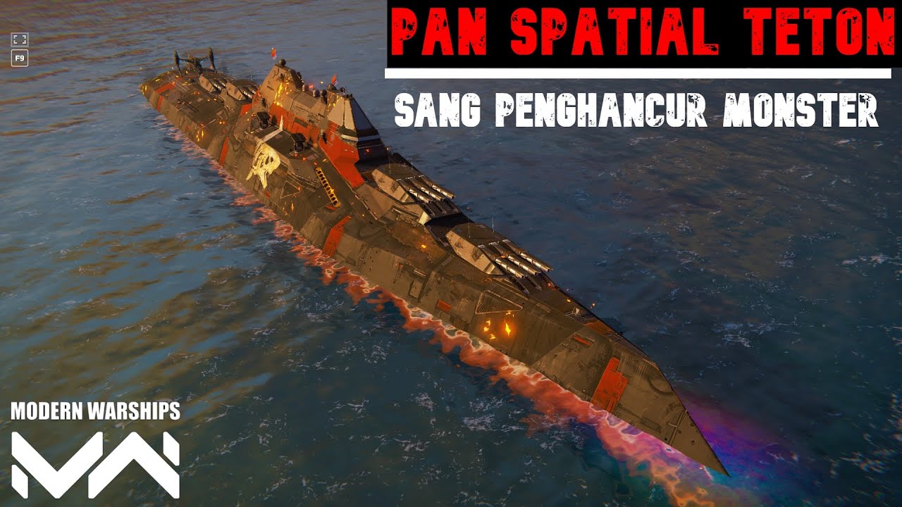 Pan Spatial Teton | Meriam BattleShip TERSAKIT !!! | Modern Warships