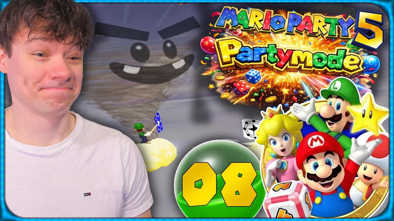 YOSHI KOMMT INS ROLLEN!!! 🎲 Mario Party 5 [Partymode] 🎲 #08 [DEUTSCH] mit@RetroJuli