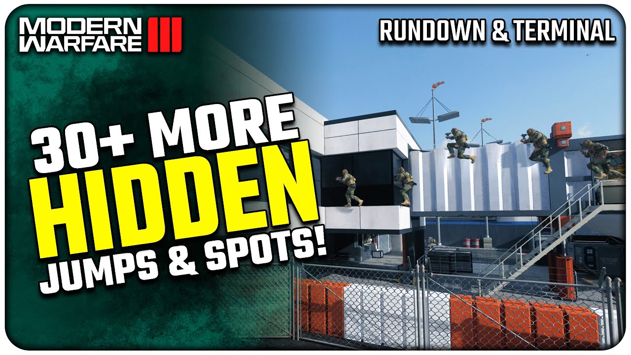 30+ More Jumps & Spots in MWIII! | (Terminal & Rundown Secrets)