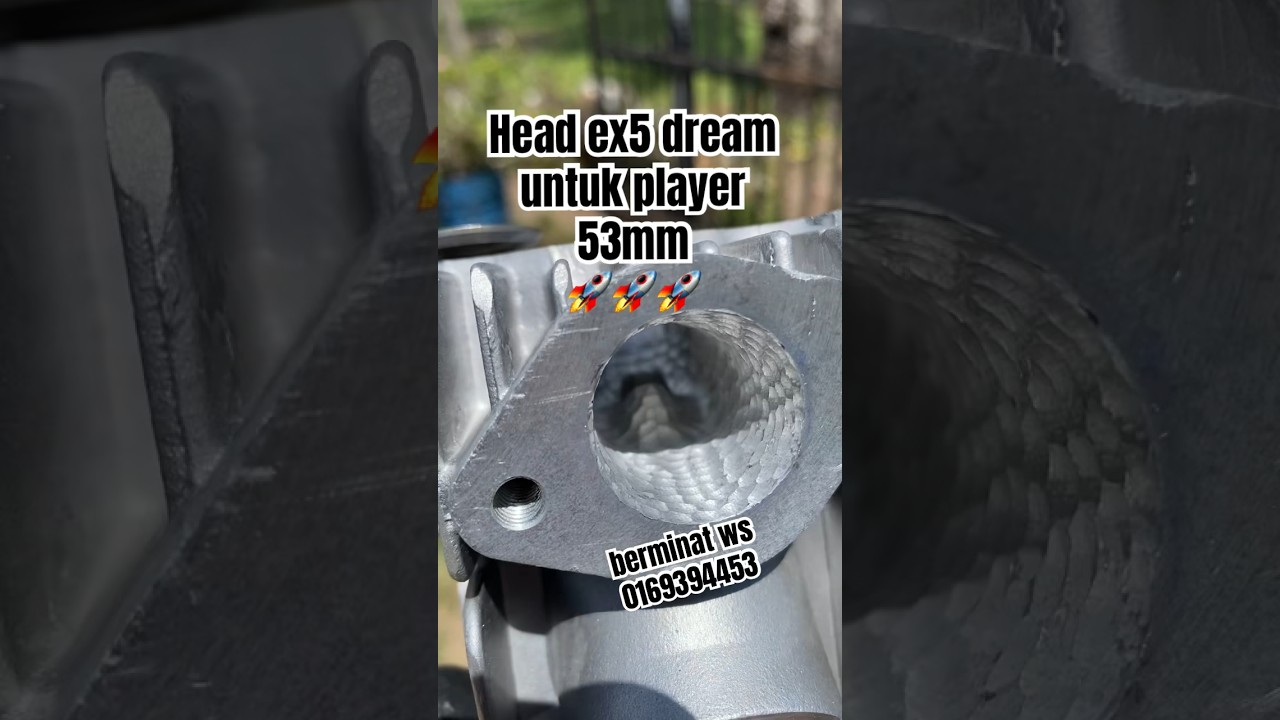 head ex5 dream spec 53mm / Head porting / honda ex5 dream