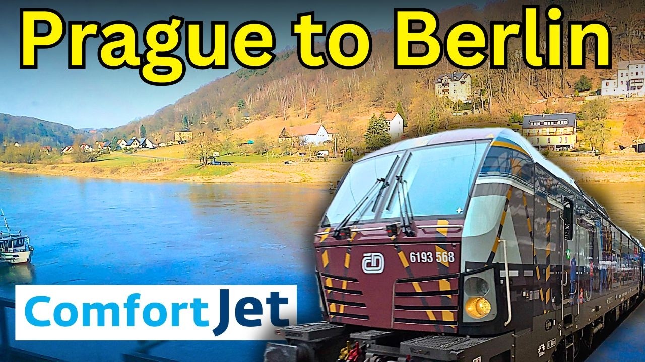 Из Праги в Берлин рейсом Чешской железной дороги на самолете Berliner ComfortJet.