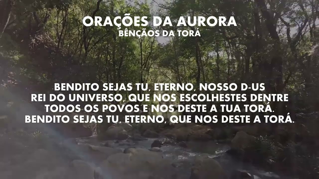 Bênçãos da manhã (para Mulheres) oração judaica