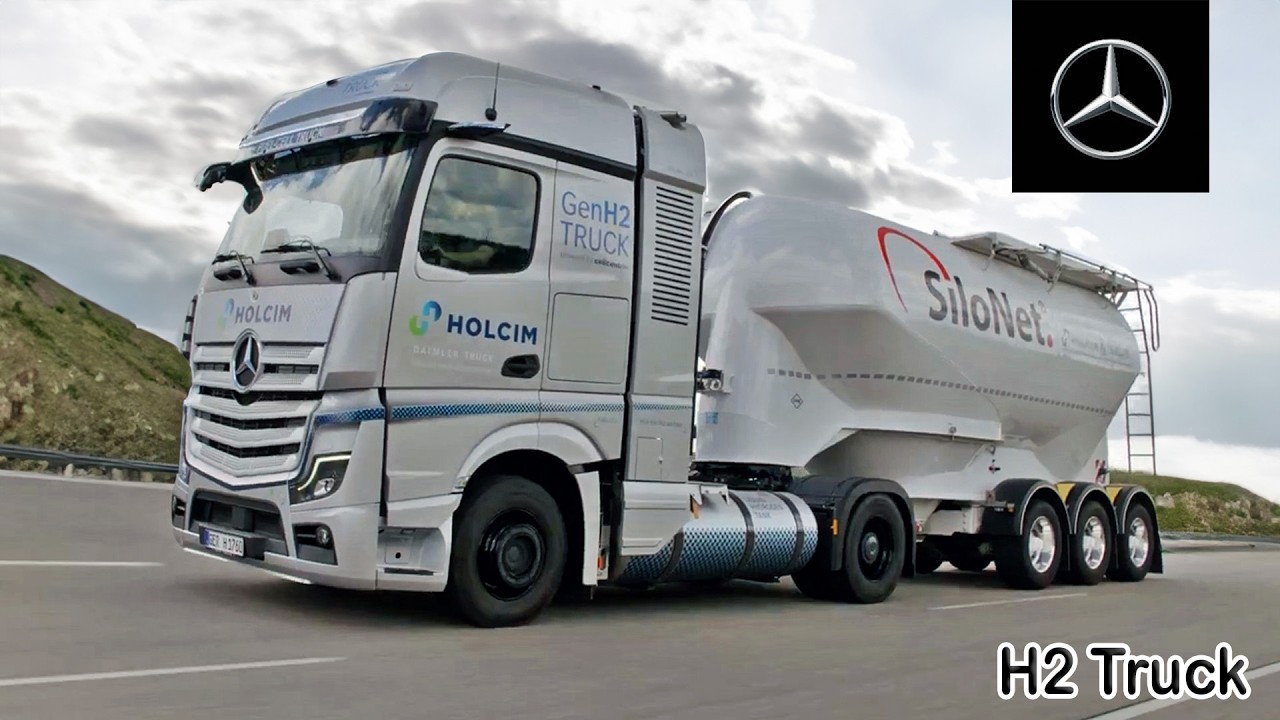 Mercedes-Benz GenH2 Trucks - 2 x 330 kW maximum power - Amazon, Holcim, INEOS