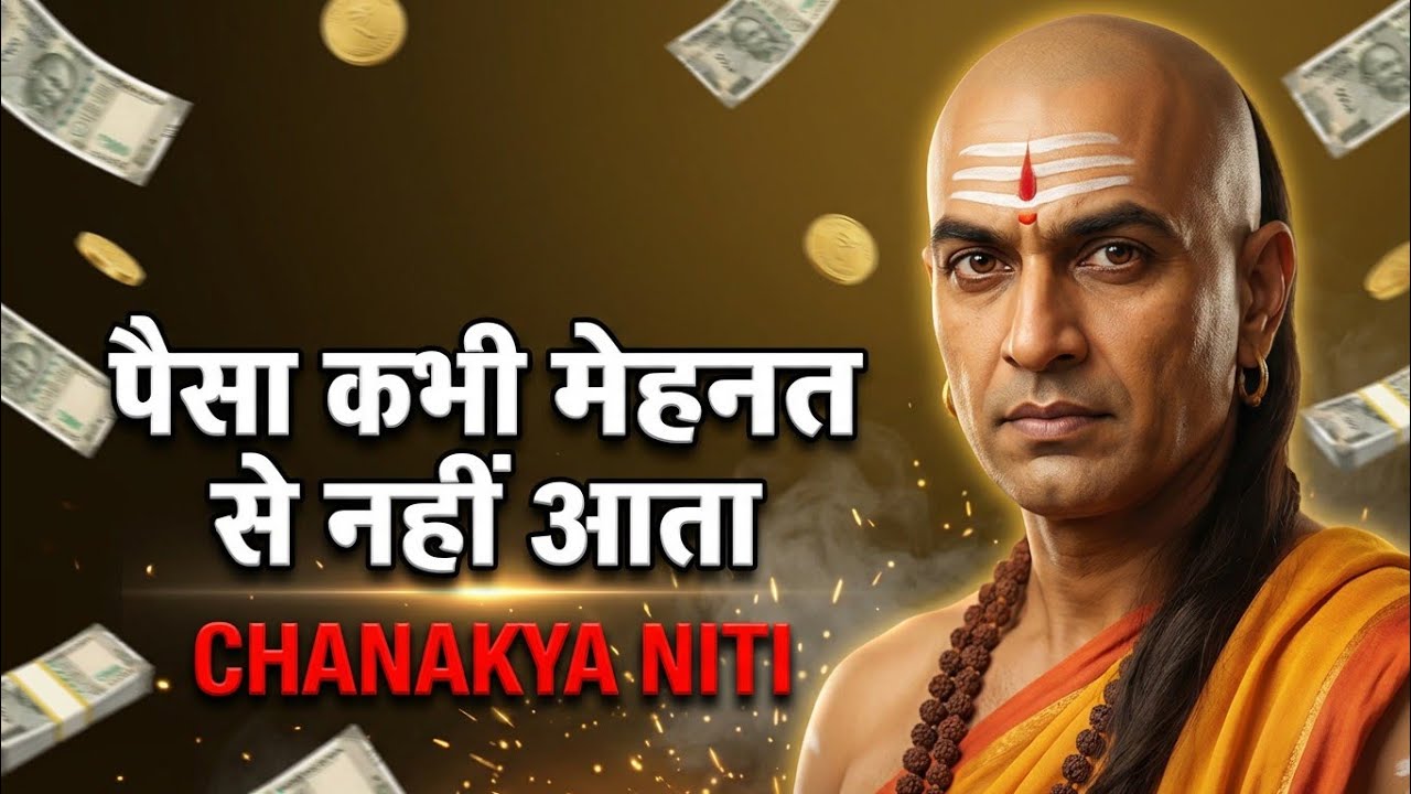 पैसा कभी मेहनत से नहीं आता | Inspired by Chanakya niti | Money never comes from hardwork