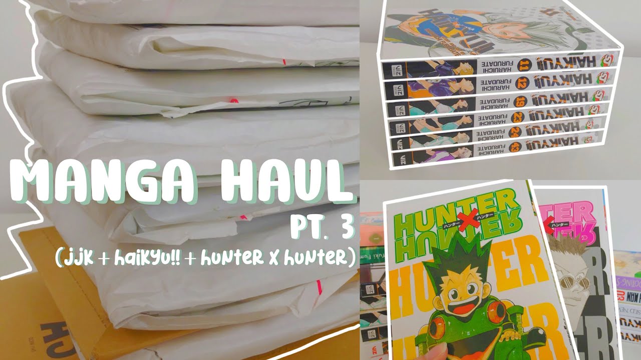 🔖first half MAY manga unboxing/haul (haikyu!! + blue flag + jjk + hxh + spy x family)