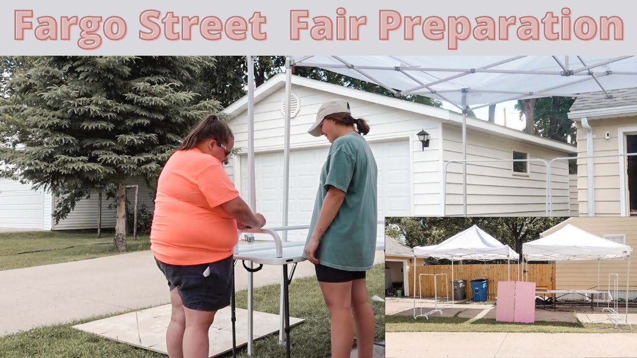 Подготовка к ярмарке на Фарго-стрит | Установка стенда | Малый бизнес