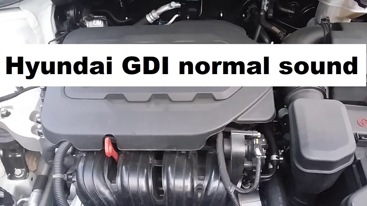 Hyundai and Kia high fuel pressure pump - normal and faulty sound GDI engines