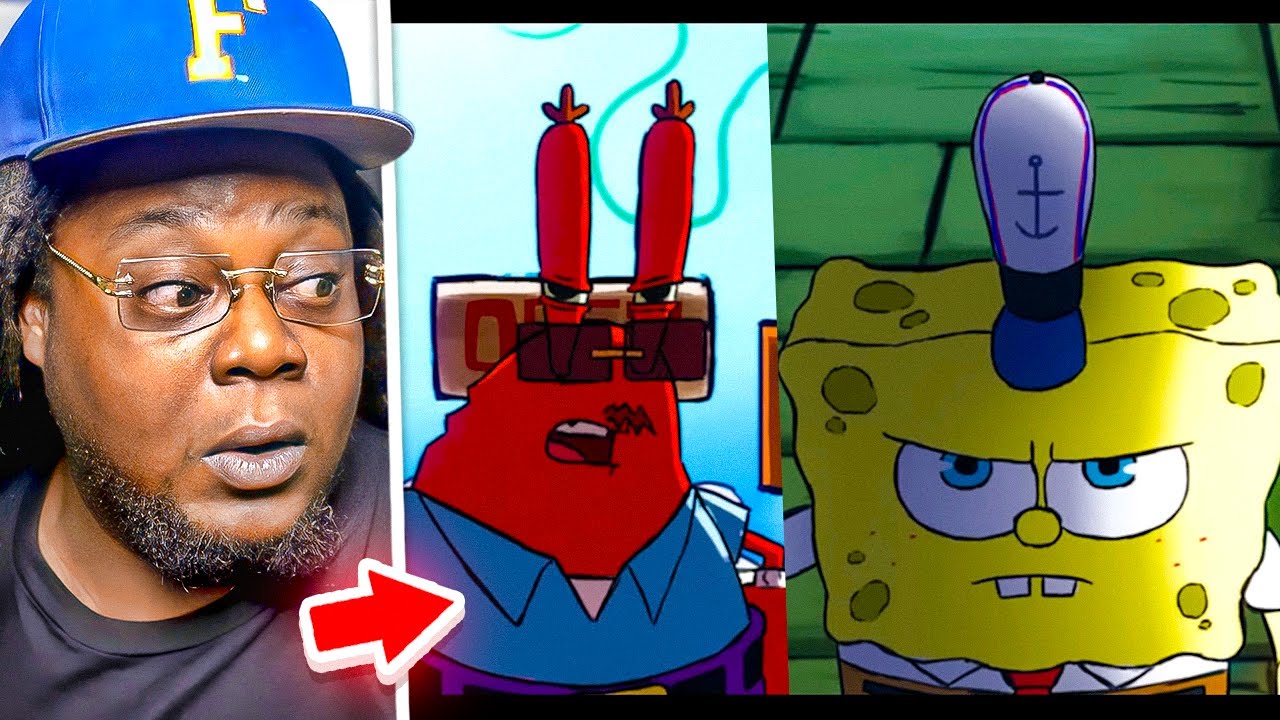 SQUIDWARD SHOCKED ME! KRUSTY KREW ANTHEM (BACK ON THE GRILL) MUSIC VIDEO REACTION!!!!!