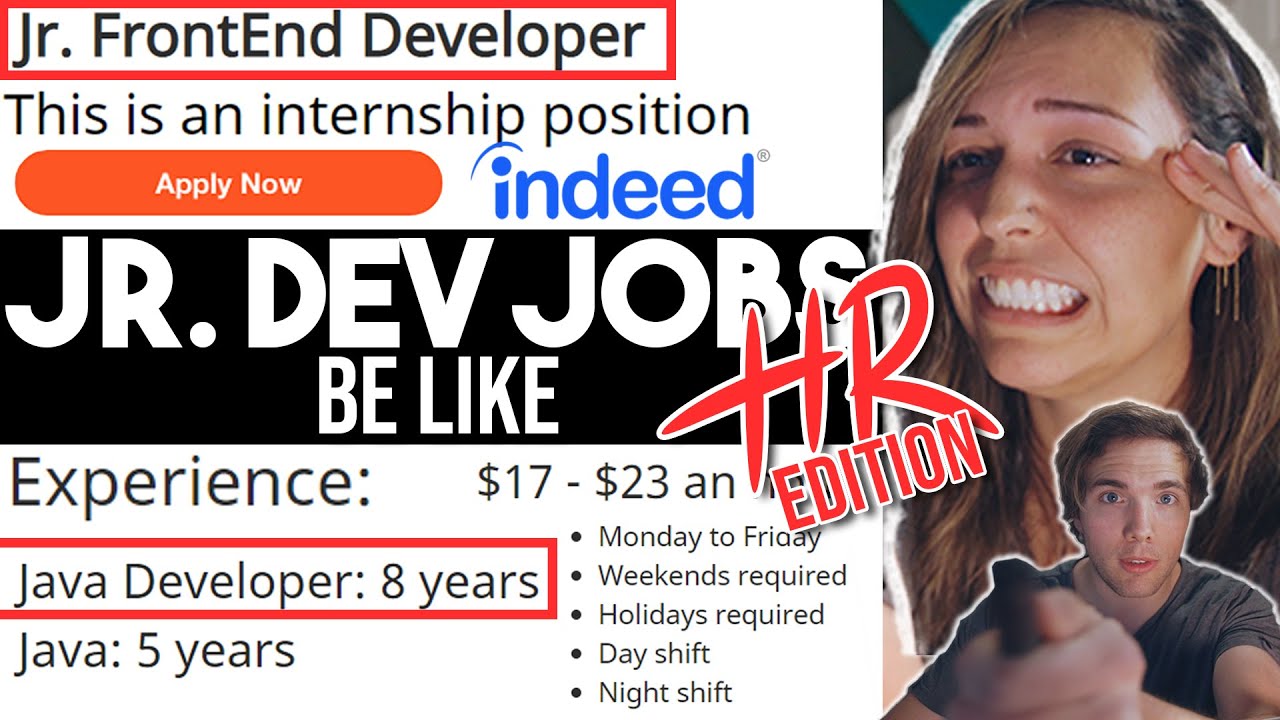 ABSOLUTE GARBAGE PROGRAMMING JOBS | Jr. Developers - HR Edition #grindreel