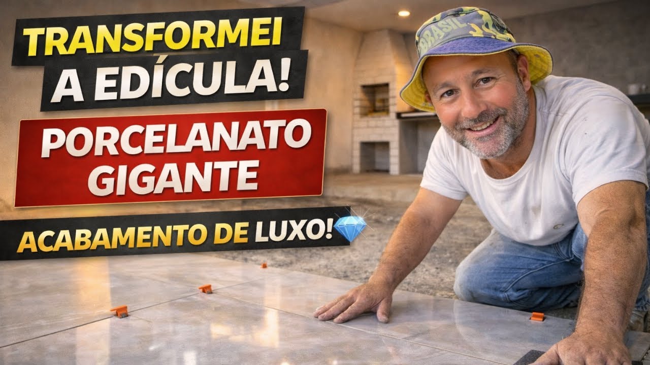 ESSAS TÉCNICAS FACILITAM MUITO O ASSENTAMENTO DO PORCELANATO NA EDÍCULA! EP. 244