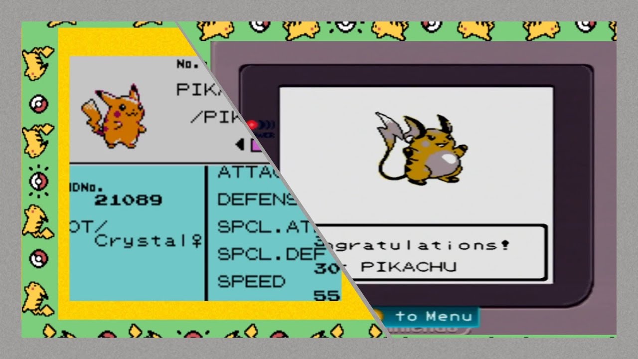 Live Shiny Pikachu - Crystal Gamecorner (Evo + Stadium)