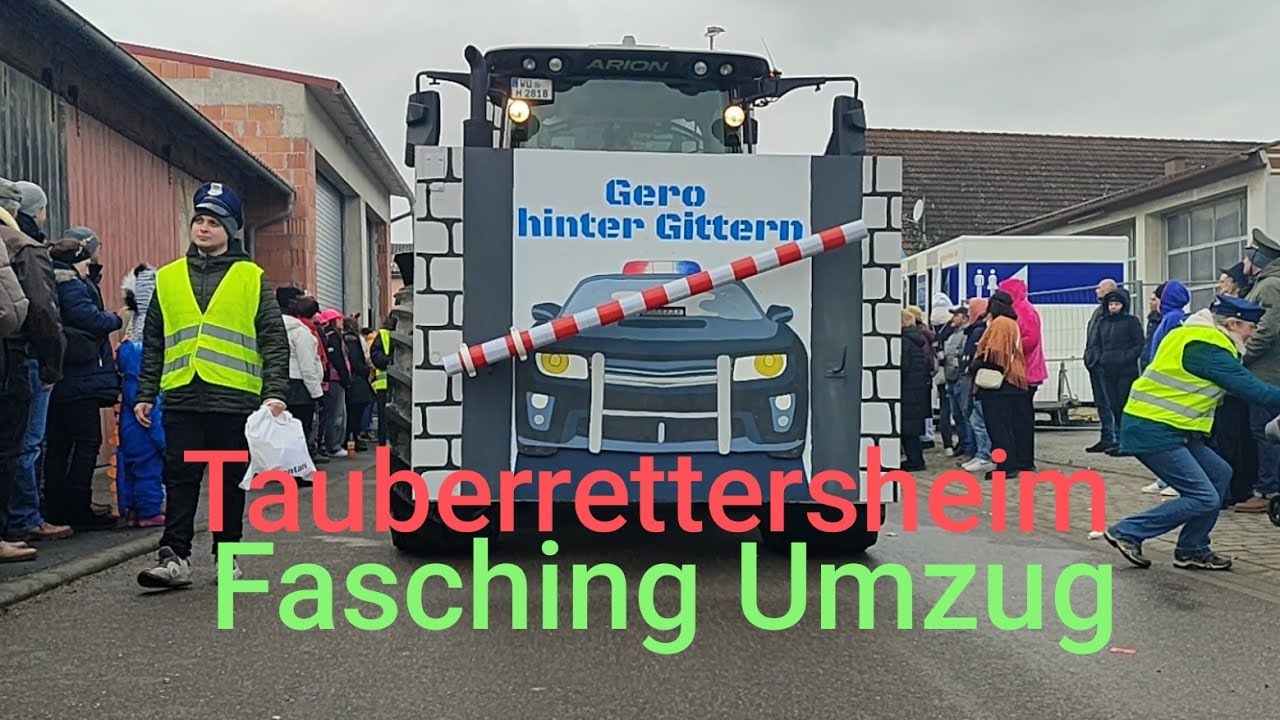 Tauberrettersheim Fasching Umzug