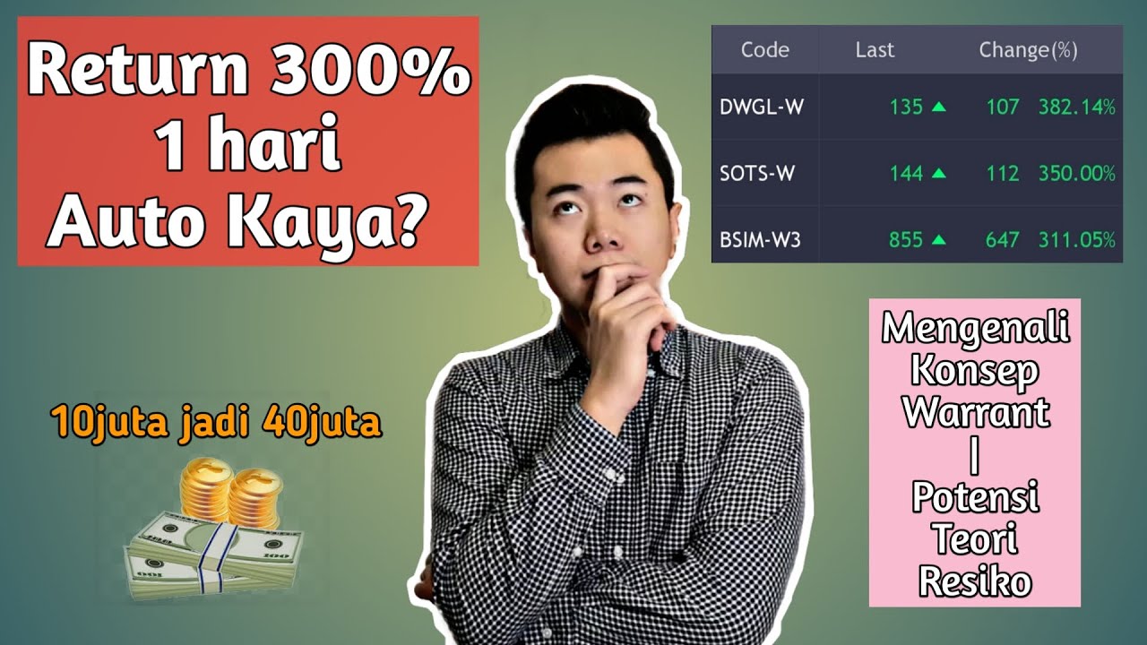 Pengen Cuan Besar dari Warrant? Pahami dulu resiko dan teorinya | Waran | Warran