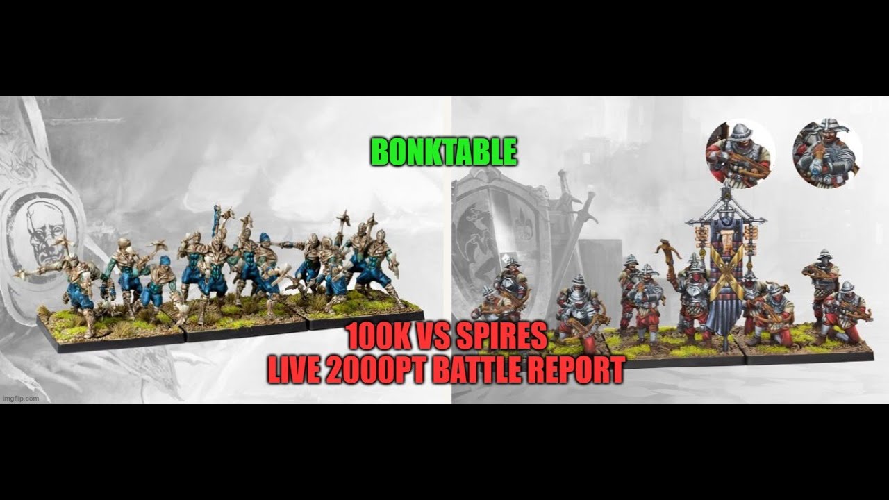 Conquest EP21 100k vs Spires 2000pt (Live) Battle Report