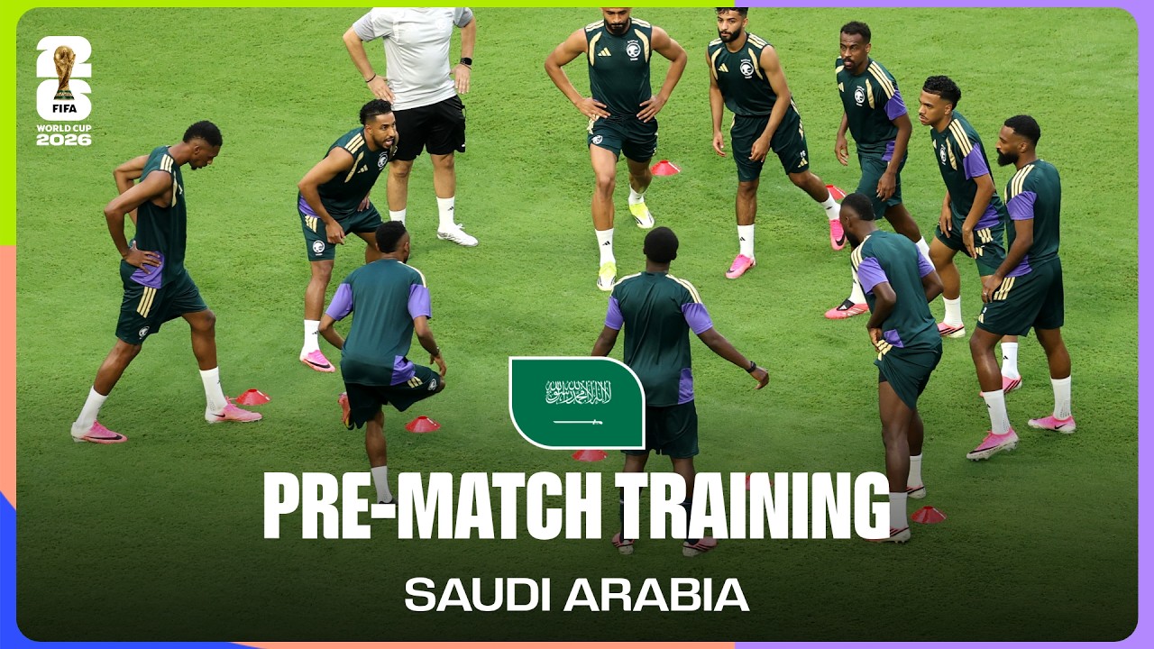 Saudi Arabia Train Before Spain | FIFA World Cup 2026&trade;
