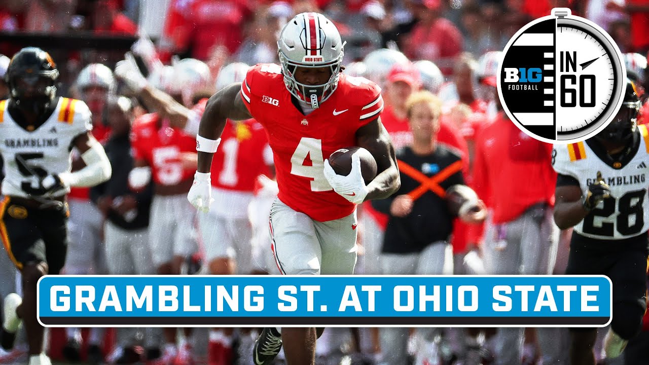 Grambling St. at Ohio State | Sept. 7, 2025 | B1G Football in 60