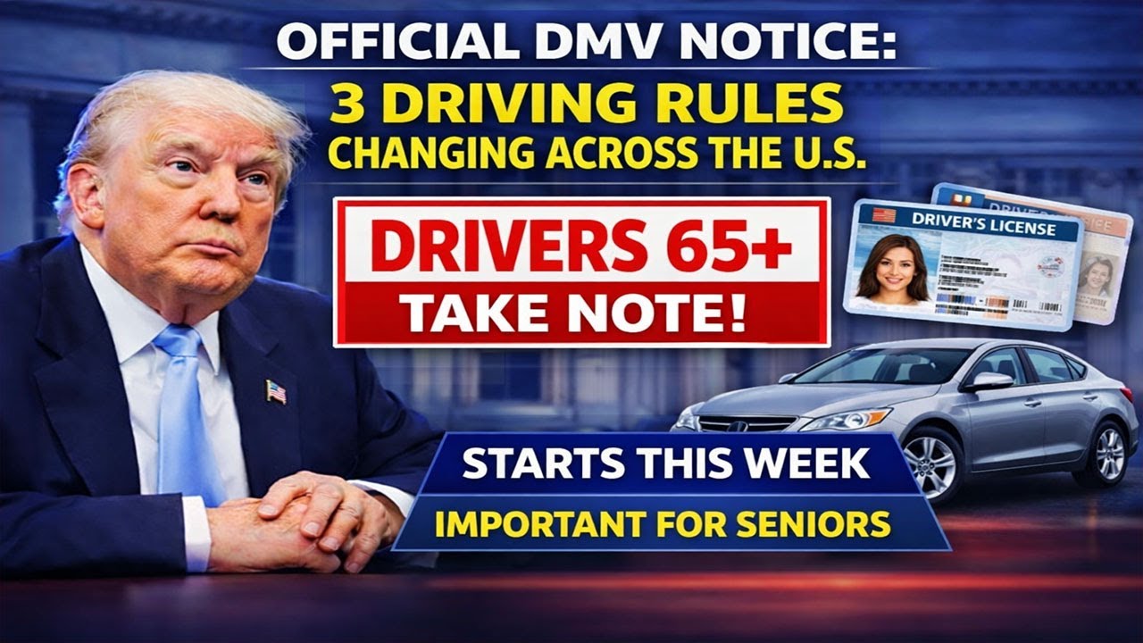 Breaking DMV News: 3 U.S. Driving Law Changes for Drivers 65+ — Don’t Get Fined!