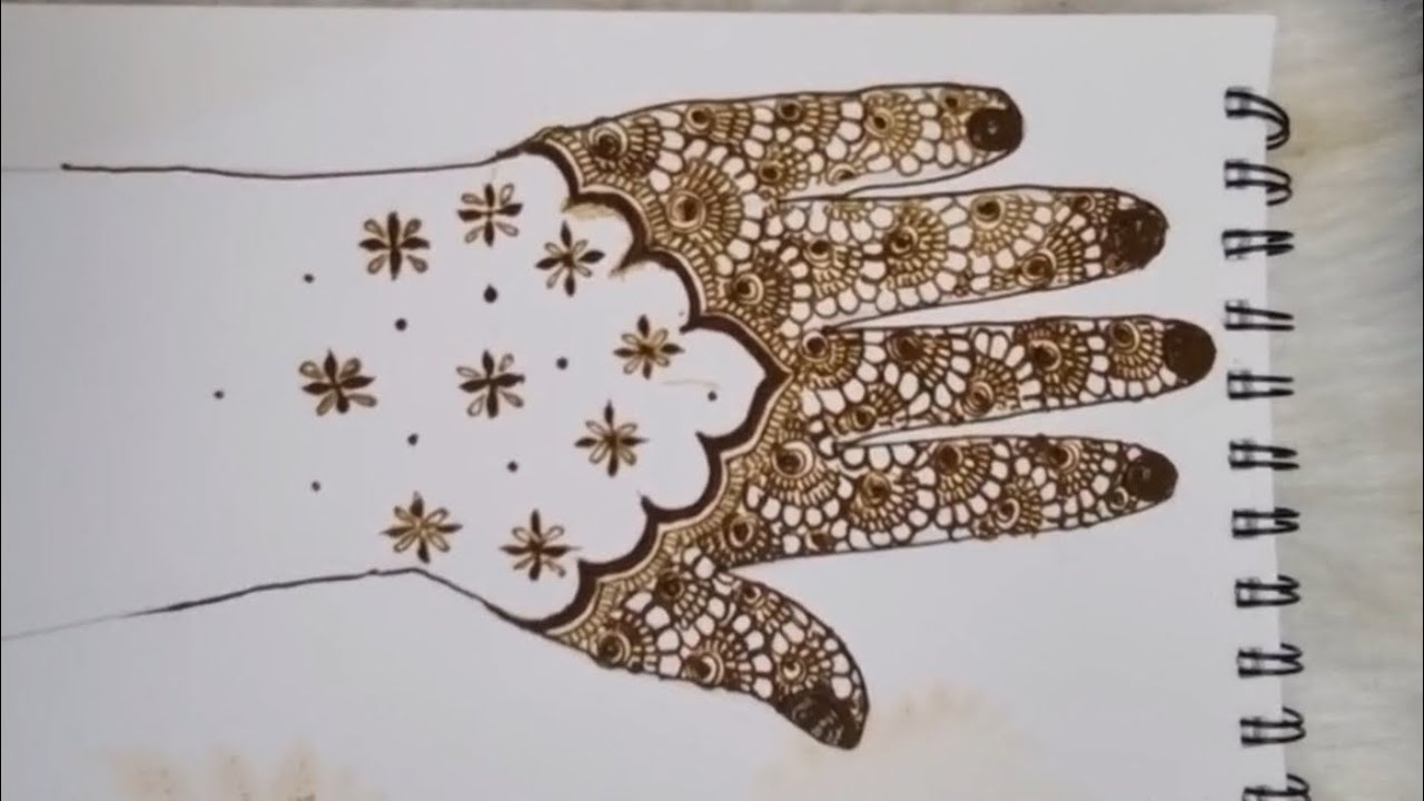 Easy Mehndi Design Step by Step | Simple & Beautiful Henna for Beginners