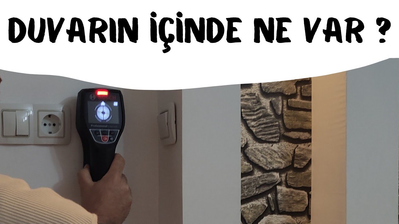 Duvar Dedektörü | Bosch D-teck 120 | Duvar içindeki yabancı cisimlerin yerlerini tesbit eder