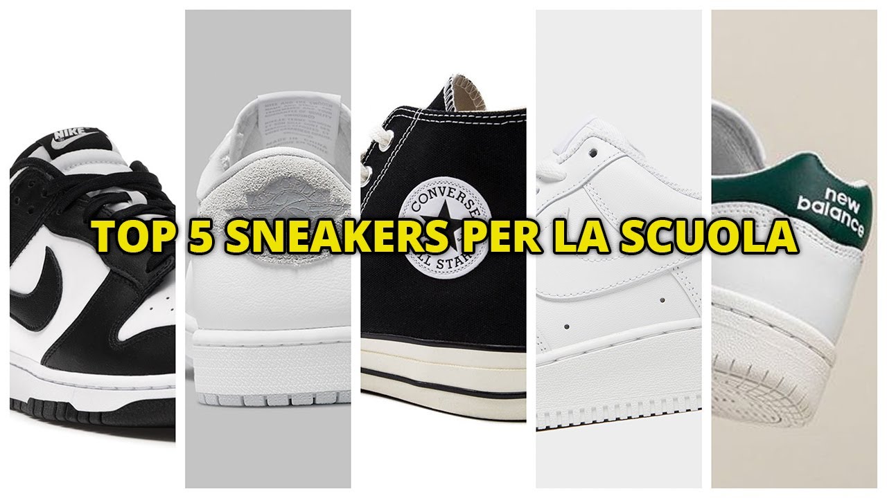 TOP 5 SNEAKERS PER IL RITORNO A SCUOLA (2021) | Questione Di Stile